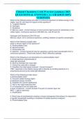 Clinical Chemistry I ASCP review 2023 QUESTIONS & ANSWERS &lpar; A&plus; GRADED 100&percnt; VERIFIED&rpar;