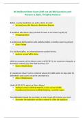 NC Bailbond State Exam &lpar;100 out of 100&rpar; Questions and Answers &vert; 2023 &vert; Verified Answers