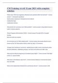 AAAE CM Bundled Tests with complete solution