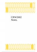 CRW2602 Notes.