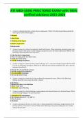 ATI MED-SURG PROCTORED EXAM-with 100&percnt; verified solutions-2023-2024