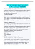 EPIC CLN 251&sol;252 EXAM-with 100&percnt; verified solutions-2023-2024