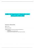 CHEM 103 Experiment 8_Molecular mass - study guide-2023-2024