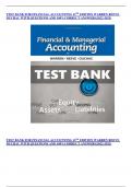 TEST BANK FOR FINANCIAL ACCOUNTING 12TH EDITION WARREN REEVE DUCHAC WITH QUESTIONS AND 100%CORRECT ANSWERS(2022-2023)