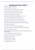 ELA State Test Review - Grade 6