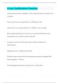 X-ray Certification Practice &vert; 98 Questions with 100&percnt; Correct Answers &vert; Verified