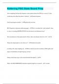 Kettering PSG State Board Prep &vert; 100 Questions with 100&percnt; Correct Answers &vert; Verified