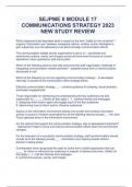 SEJPME II MODULE 17 COMMUNICATIONS STRATEGY 2023 NEW STUDY REVIEW