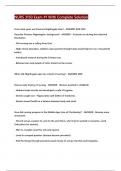 NURS 3150 Exam &num;1 With Complete Solution&period;&period;&period;