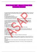 West Coast EMT Block 4 Exam 2026 Practice Questions with Verified Answers & Rationales &vert; Comprehensive EMS Board Review