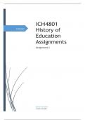 ICH4801 - History of Education (ICH4801)