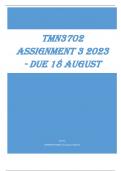 TMN3702 Assignment 3 2023