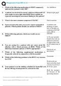 Critical Nursing Progressive Care RN A v1 Questions and Answers 2023