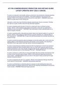 ATI PN COMPREHENSIVE PREDICTOR 2020 RETAKE GUIDE  LATEST UPDATES MAY 2023 A GRADE&period;