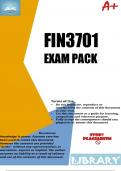 FIN3701 Exam Pack 2023