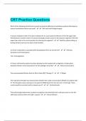 CRT Practice  50 Questions with Answers