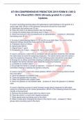 ATI RN COMPREHENSIVE PREDICTOR 2019 FORM B &lpar;180 Q  & A&rpar; &lpar;New&rpar;&lpar;2023-2024&rpar; &lpar;Already graded A&plus;&rpar; Latest  Updates&period;