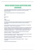 MOCK BOARD EXAM QUESTIONS AND ANSWERS&comma; RATED A&period;