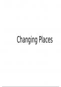 Changing Places Summary Powerpoint