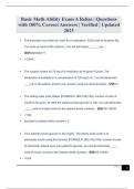 OSHA Basic Orientation Plus Test &vert; 50 Questions with 100&percnt; Correct Answers &vert; Verified &vert; Updated 2023