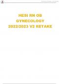 Hesi rn ob gynecology 2022 v2 retake
