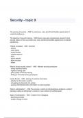 Security - topic 9 Questions & Answers 2023 ( A+ GRADED 100% VERIFIED)