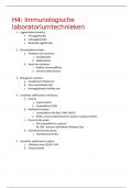 Samenvatting medische immunologie H4 en H7