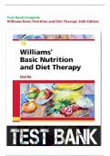 Test Bank For Basic Nutrition Diet Therapy 16th edition | BRAND NEW!!!