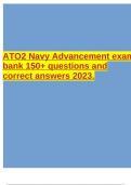 ATO2 Navy Advancement exam bank 150+ questions and correct answers 2023.
