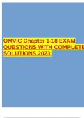 OMVIC Chapter 1-18 EXAM QUESTIONS WITH COMPLETE SOLUTIONS 2023.