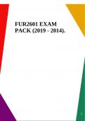 FUR2601 EXAM PACK (2019 - 2014).