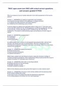 TNCC open exam test 2023 with actual correct questions and answers graded A PASS