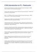 C182 &lpar;Introduction to IT&rpar; - Flashcards