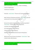 GCU BIO-205 Exam 1 Questions Answered &lpar;Latest 2023&rpar; Verified Answers RATED A&plus;