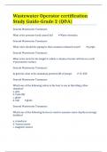 Wastewater Operator certification Study Guide-Grade 2 &lpar;Q&A&rpar;