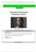 BEST FINDING NUR 1022C Assessment & Reasoning Respiratory  System&semi; John Franklin&comma; 35 years Old-complete case study LATEST  2023 UPDATE