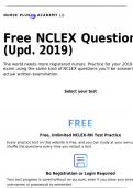 Free NCLEX Questions: NCLEX-RN Practice Test Bank