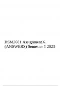 BSM2601 Assignment 6 (ANSWERS) Semester 1 2023
