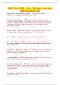 4N051 SSgt WAPS - Full SKT Questions with Complete Solutions