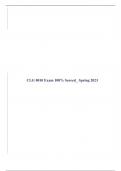 CLG 0010 Exam 100&percnt; Scored&lowbar; Spring 2023