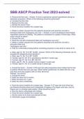 SBB ASCP Practice Test 2023-solved