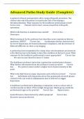 Advanced Patho Study Guide &lpar;Complete&rpar;