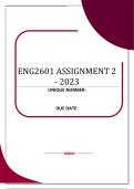 ENG2601 ASSIGNMENT 2 - 2023