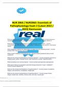 NUR 2063 &sol; NUR2063&colon; Essentials of Pathophysiology LATEST EXAM 2023 Essentials of Pathophysiology Proctored Final Exam Final Exam