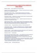 CSO EXAM STUDY GUIDE WITH COMPLETE SOLUTIONS&period;