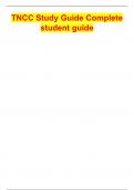 TNCC Study Guide Complete student guide