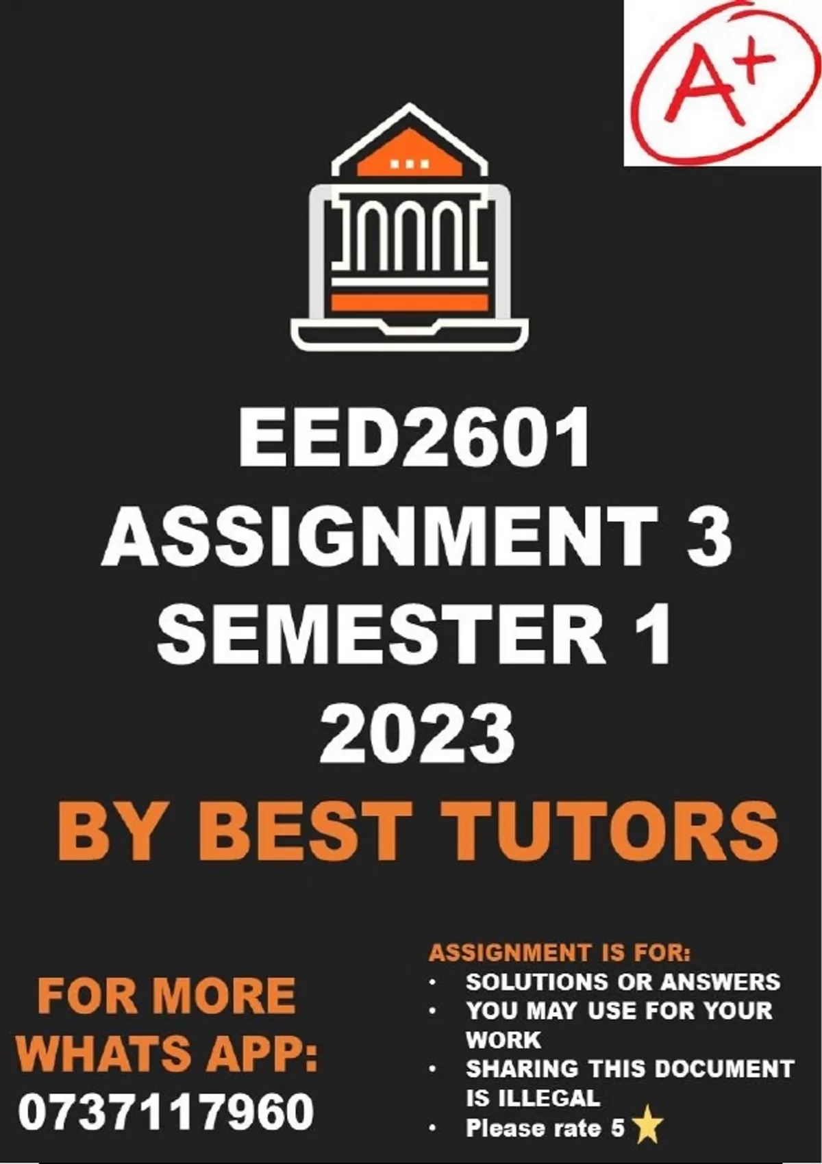 eed2601 assignment 3 answers 2023