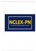 LATEST NCLEX-PN Nursing Test Banks PART 3 WITH EXPLAINED ANSWERS graded  A+