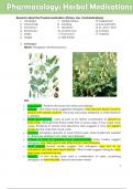 Herbal Medicines: Pharmacology Assignment