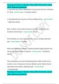 Nursing 615 Exam 3 Review Maryville University Latest 2023 &lpar;Solved questions&rpar;